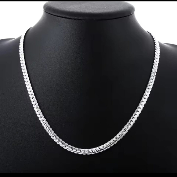 22" 925 Sterling Silver Chain Necklace - Picture 5 of 5